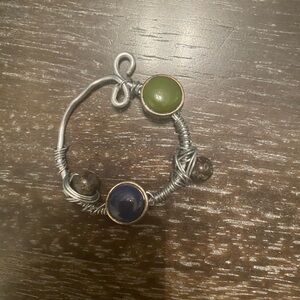 Stone And Silver Pendant